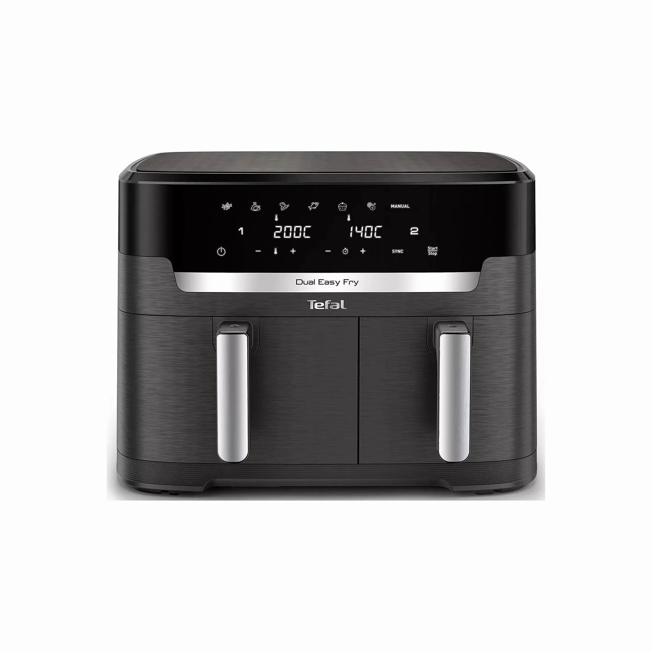 Tefal Easy Fry XXL Dual Air Fryer, Coal Grey - 11L phone accessories, mobile phone cases, best charging cable