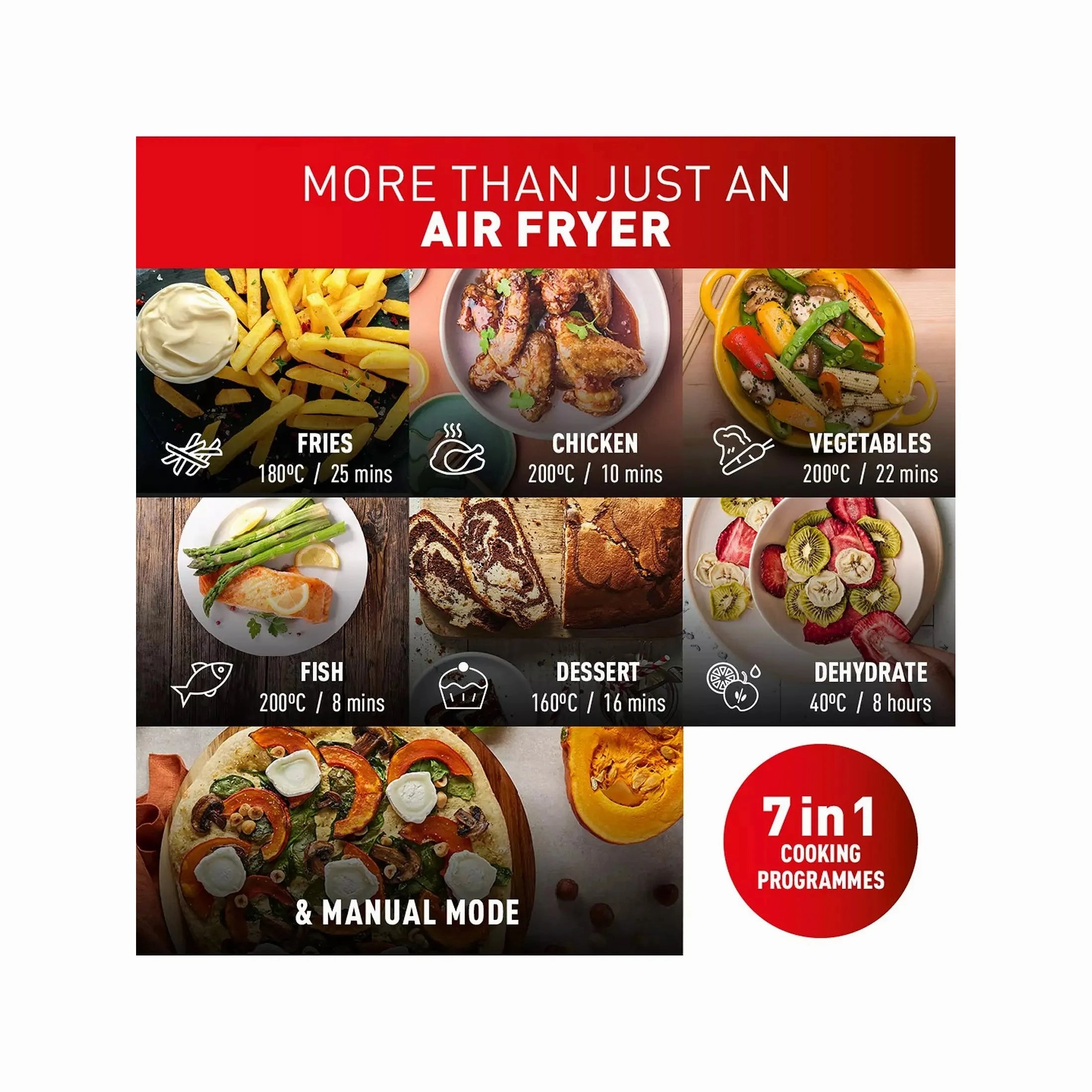 Tefal Easy Fry XXL Dual Air Fryer, Coal Grey - 11L