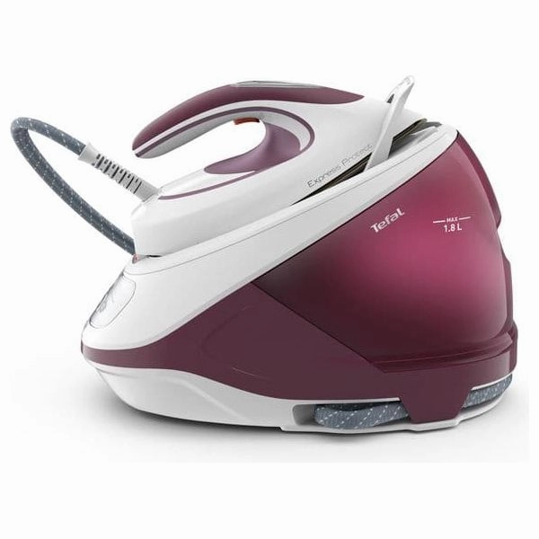 TEFAL Express Protect SV9201 Steam Generator Iron - White & Burgundy