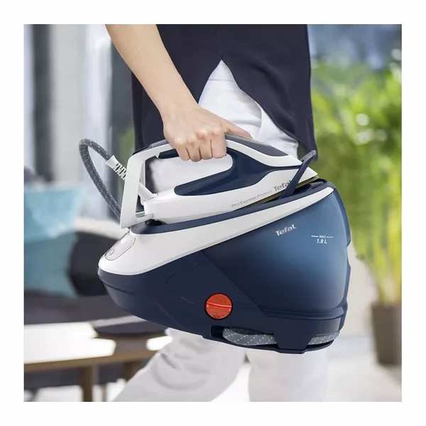Tefal Pro Express Protect GV9221G0 Steam Generator Iron - White & Blue