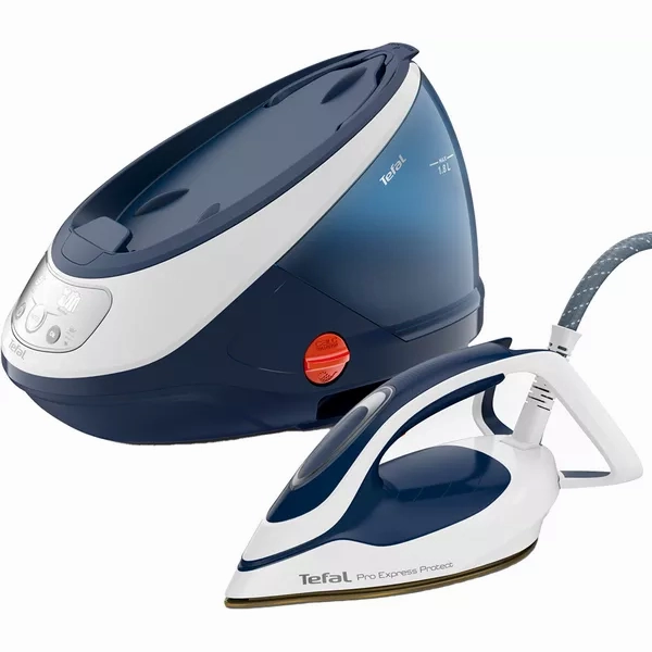 Tefal Pro Express Protect GV9221G0 Steam Generator Iron - White & Blue