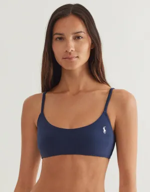 Terry Kennedy Bralette Bikini Top - Navy Blue