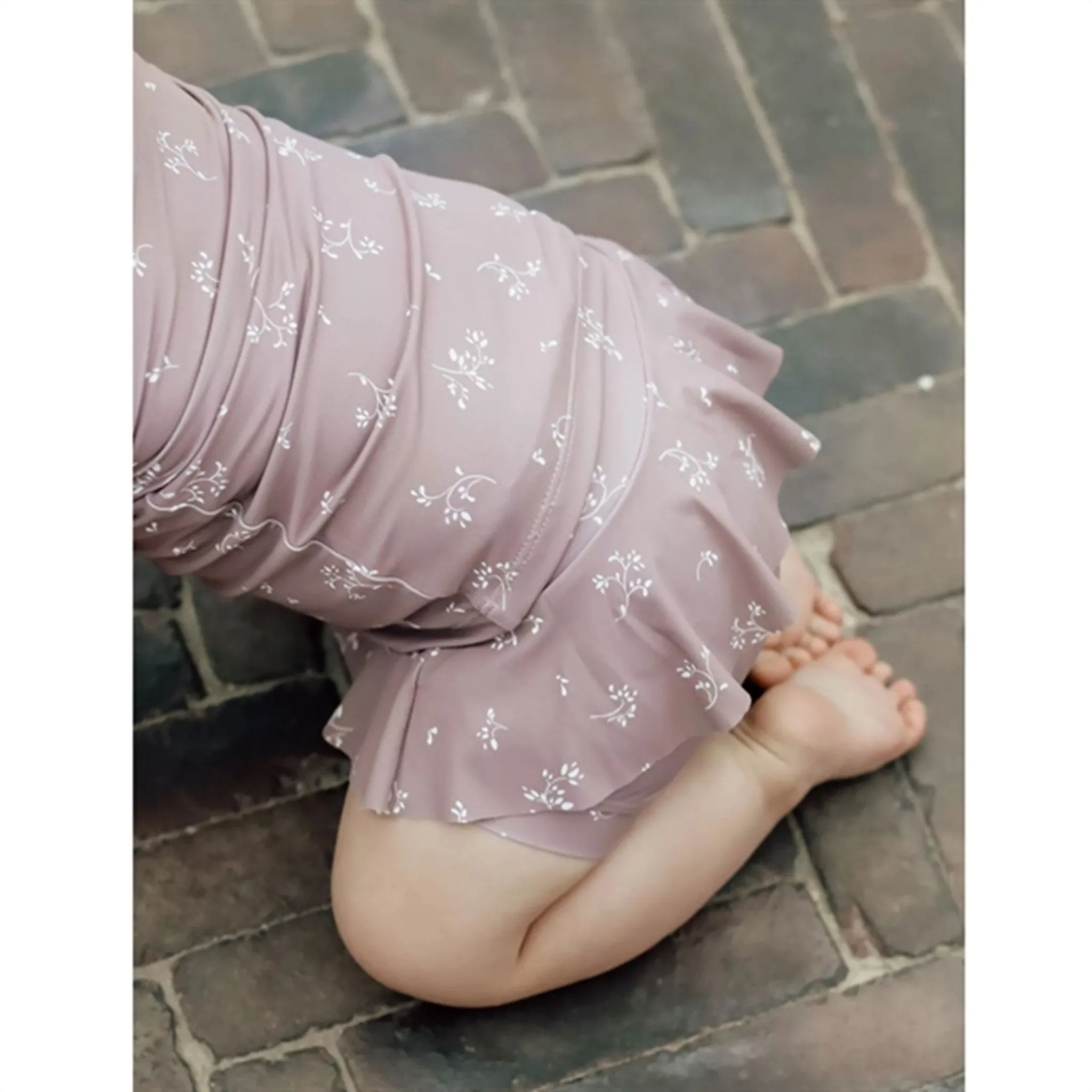 That's Mine Secret Garden Cocoa Print Sasha Swim T-shirt