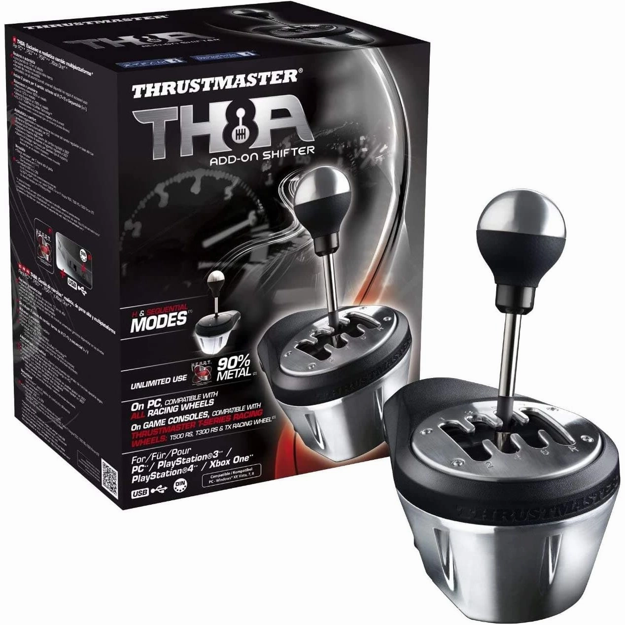 Thrustmaster TH8A Shifter Add on for PS3 / PS4 / Xbox One / PC Shifter Gearbox Multi Platform