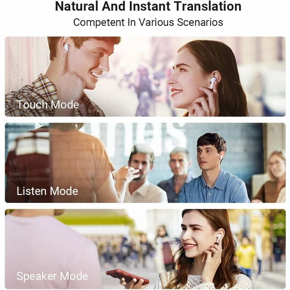 Timekettle M3 Language Translator Earbuds, Two-Way Translator Device with APP for 40 Languages & 93 Accents Online