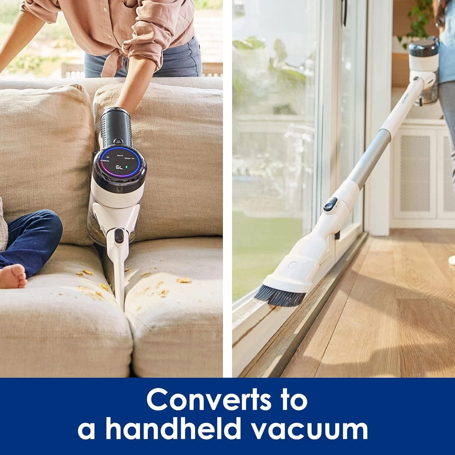 Tineco Pure ONE S15 Smart Cordless Vacuum Cleaner, Stick Vacuum with ZeroTangle Brush & Fade-Free Suction