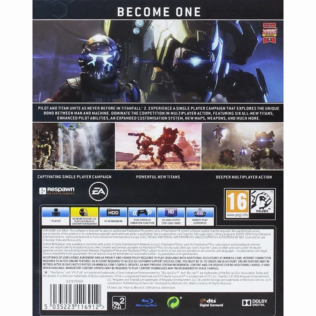 Titanfall 2 for PS4
