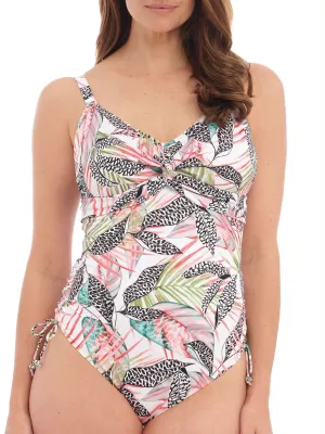Tobago Twist Front Swimsuit - Melon