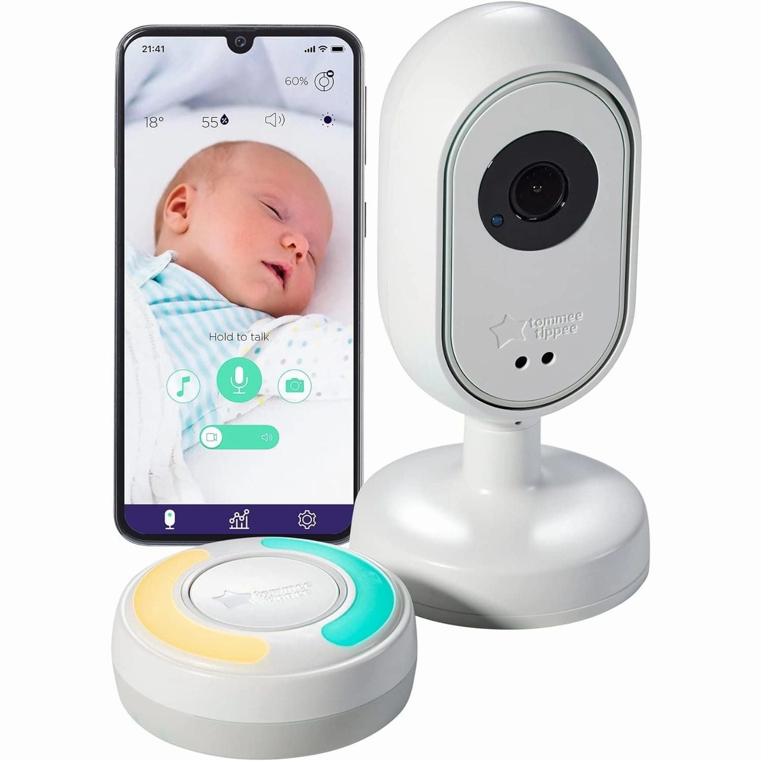 Tommee Tippee Dreamsense App-Enabled Smart Baby Monitor