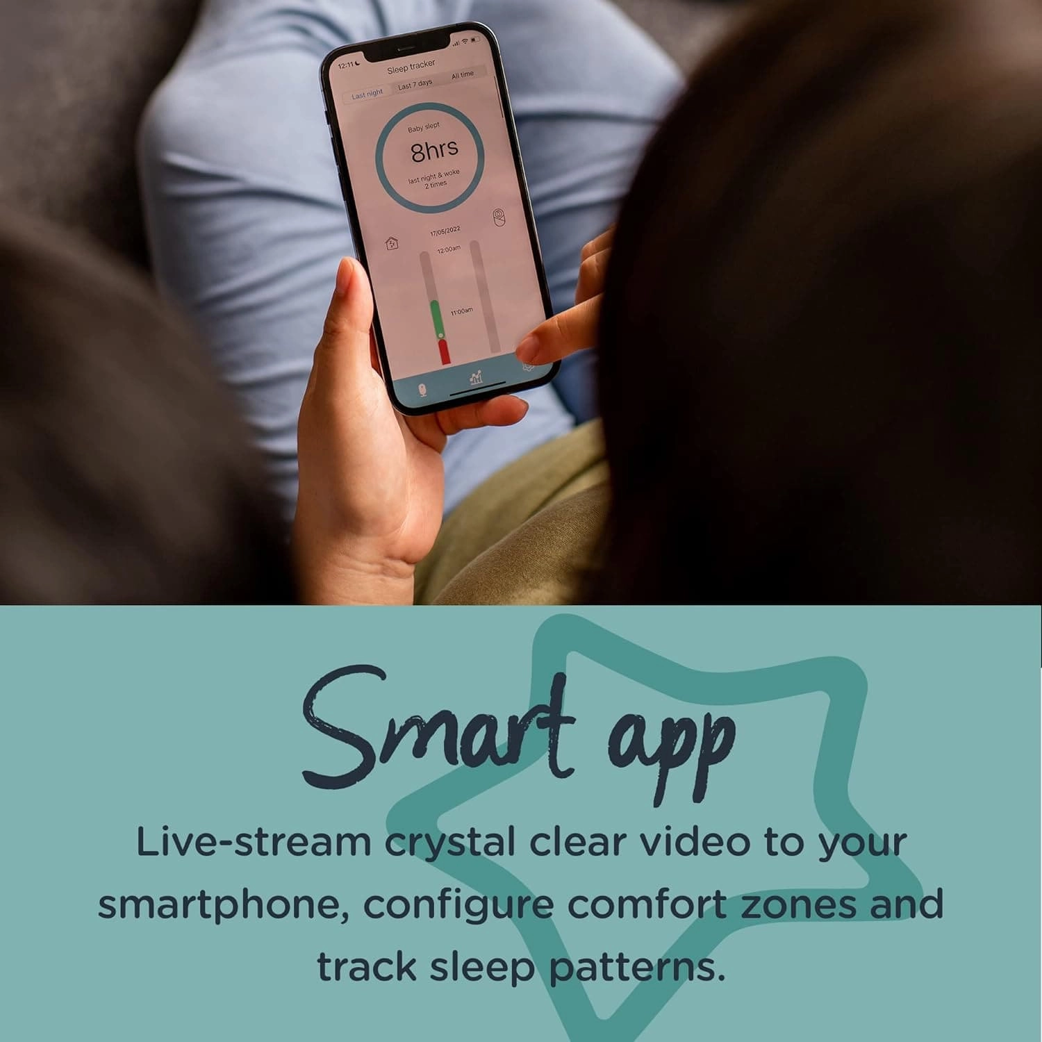Tommee Tippee Dreamsense App-Enabled Smart Baby Monitor