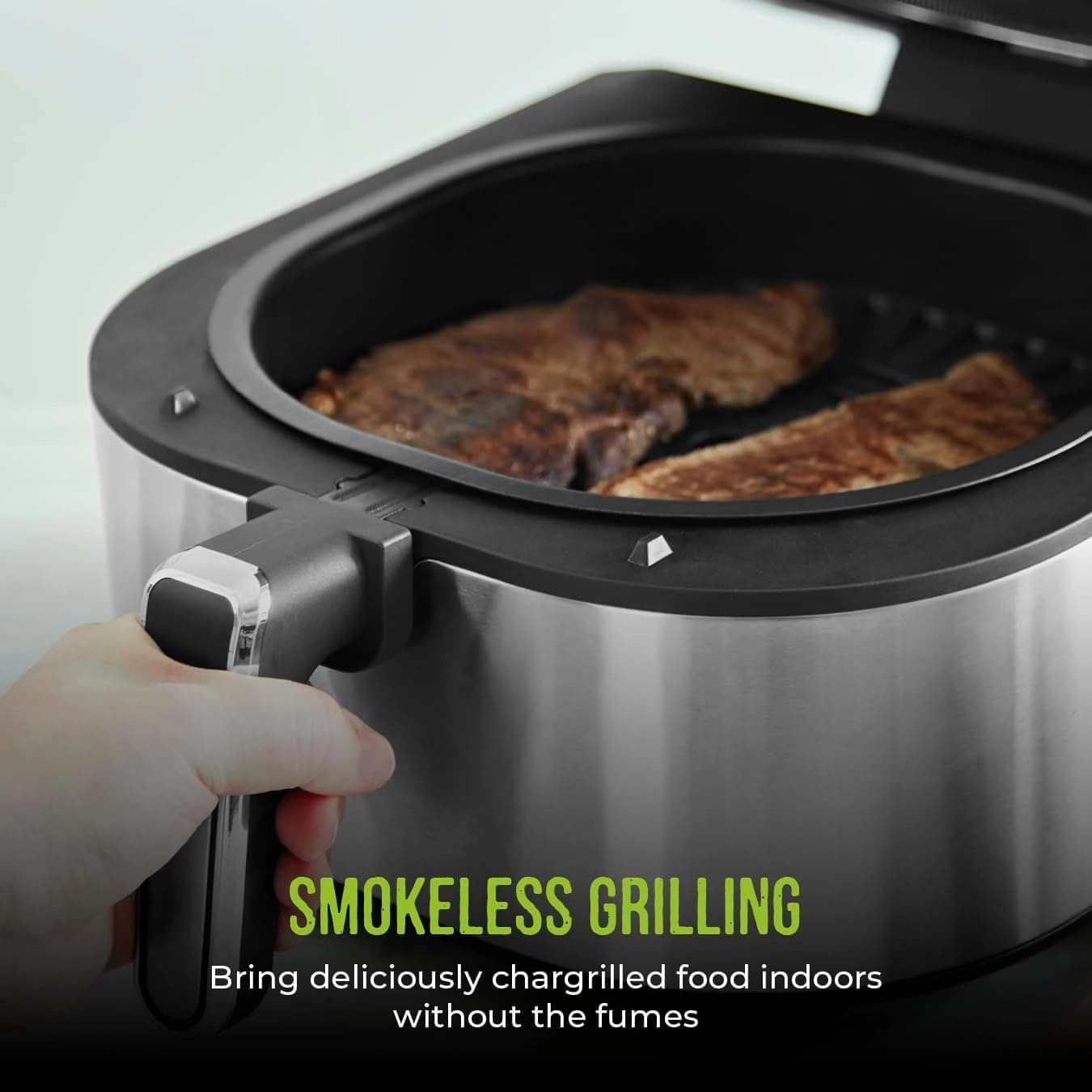 Tower T17131 Vortx 5 in 1 Air Fryer and Grill with Crisper, 5.6L, 1700W, Black
