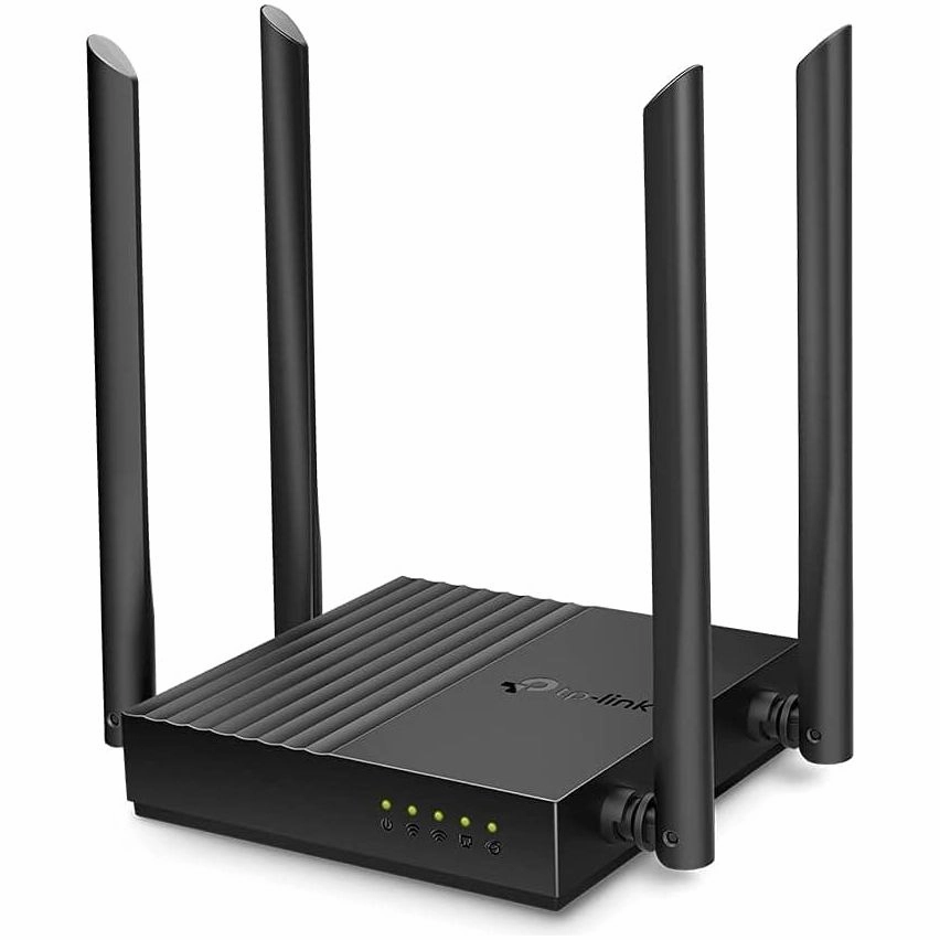 TP-Link AC1200 Dual-Band Gigabit Wi-Fi Router, Wi-Fi Speed up to 1200 Mbps, 4Gbps LAN Ports, Advanced security with WPA3, with MU-MIMO (Archer C64)
