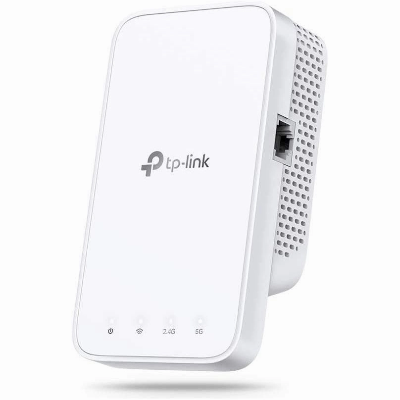 TP-Link AC1200 Mesh Dual Band Wi-Fi Range Extender, Broadband/Booster/Hotspot 1 Ethernet Port, Built-In Access Point Mode, Works with Any Wi-Fi Router, UK Plug