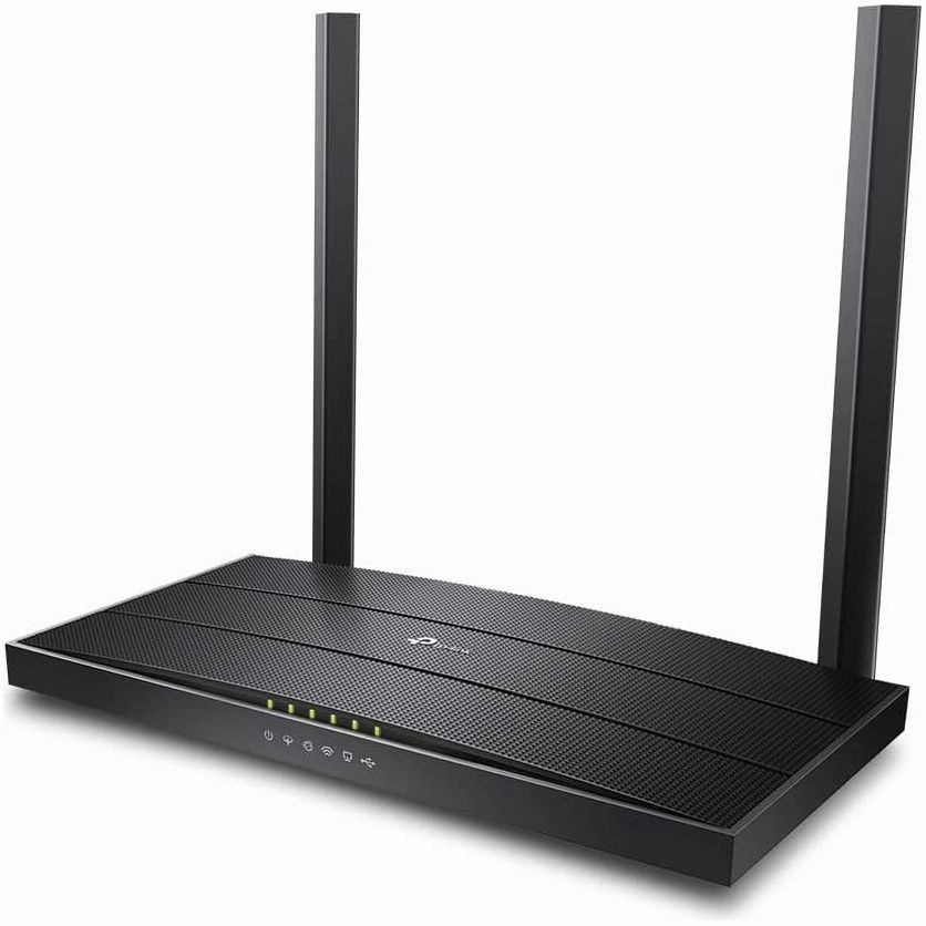 TP-Link AC1200 Wireless MU-MIMO VDSL/ADSL Modem Router, Dual-Band, Wi-Fi Speed Up To 1.2 Gbps, OneMeshTM, Versatile Connectivity, 4 x Gigabit Ports  1x 2.0 USB Port, Easy setup (Archer VR400)