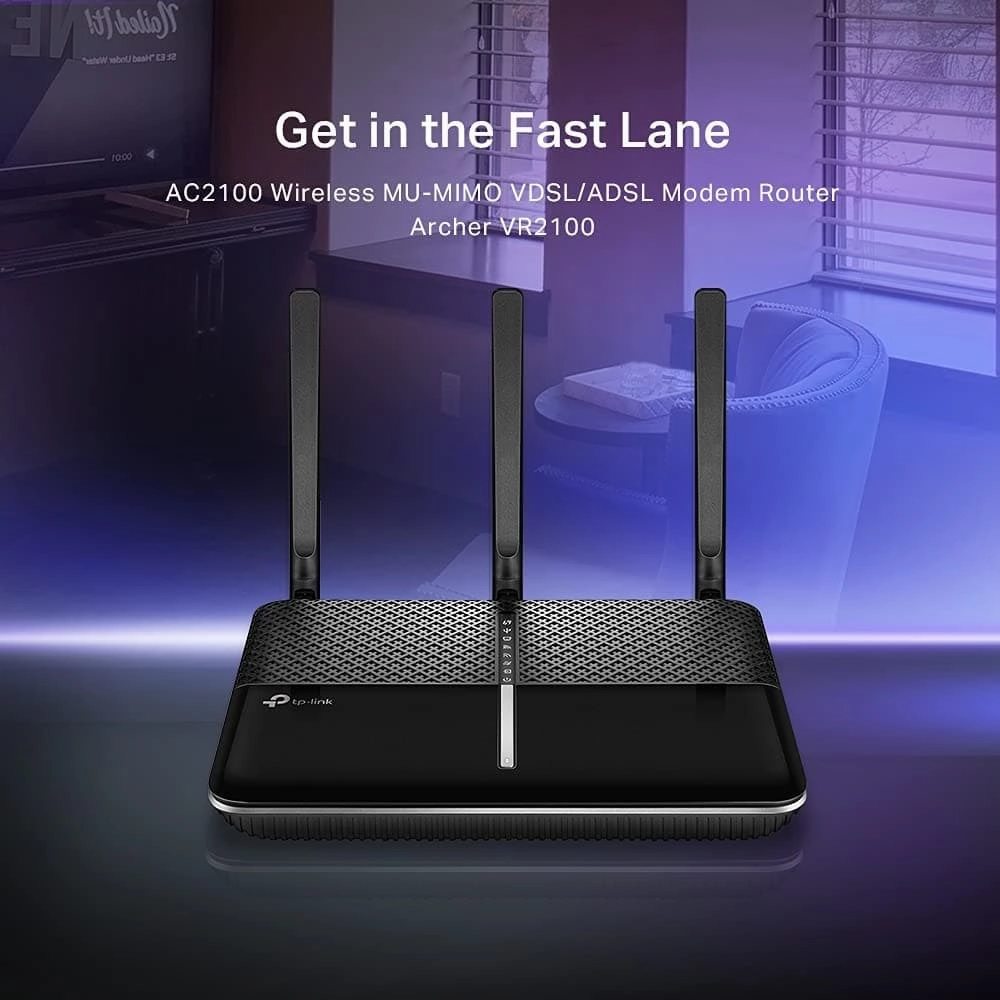 TP-Link Archer VR2100 AC2100 Wireless MU-MIMO VDSL/ADSL Modem Router