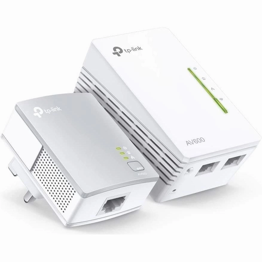 TP-Link AV600 Powerline Adapter Wi-Fi Kit, Wi-Fi Booster/Hotspot/ Extender, Wi-Fi Speed up to 300Mbps, 2 1 Ports| N300 Mbps AV600 Mbps plug and play (TL-WPA4220 KIT) computing devices, pc accessories, cheap computer online