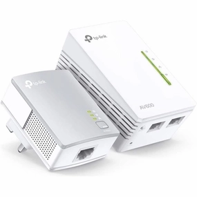 TP-Link AV600 Powerline Adapter Wi-Fi Kit, Wi-Fi Booster/Hotspot/ Extender, Wi-Fi Speed up to 300Mbps, 2 1 Ports| N300 Mbps AV600 Mbps plug and play (TL-WPA4220 KIT) desktop computers, gaming desktop pc, all in one desktop deals