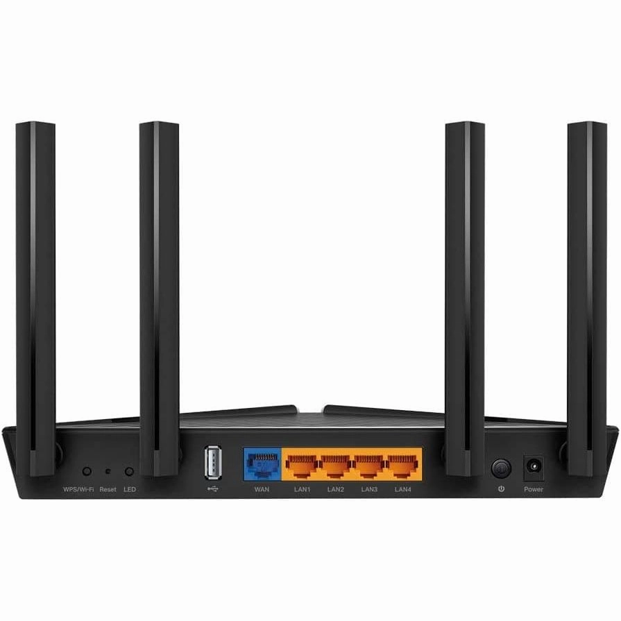 TP-Link AX1800 Wi-Fi 6 Gigabit Dual Band Wireless Router, Wi-Fi Speed up to 1.8 Gbps, 8 Gigabit LAN Ports 1 USB 2.0 Port, Quad-Core Processing, Ideal for Gaming Xbox/PS4/Steam & 4K (Archer AX20)