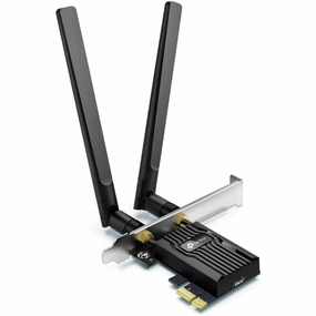 TP-Link AX3000 Dual-Band Wi-Fi 6 Bluetooth 5.2 PCIe Adapter with Two Antennas, specialized heatsink, 1024-QAM, Ultra-Low Latency, Intel? Wi-Fi 6 Chipset, Supports Windows 10/11(64bit) (Archer TX55E) desktop computers, gaming desktop pc, all in one desktop 