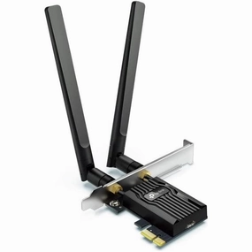TP-Link AX3000 Dual-Band Wi-Fi 6 Bluetooth 5.2 PCIe Adapter with Two Antennas, specialized heatsink, 1024-QAM, Ultra-Low Latency, Intel? Wi-Fi 6 Chipset, Supports Windows 10/11(64bit) (Archer TX55E) computing devices, pc accessories, cheap computer online
