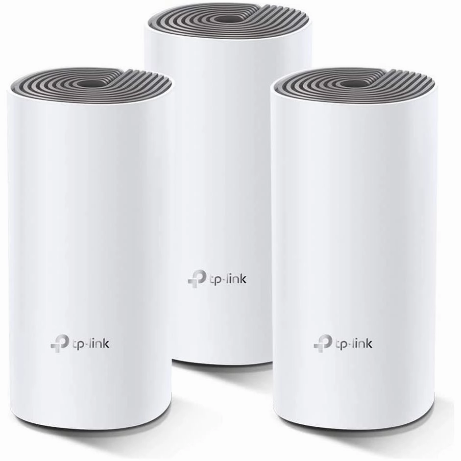 TP-Link Deco E4 Whole Home Mesh Wi-Fi System, Seamless and Speedy (AC1200) for Large Home, Work with Amazon Echo/Alexa, Router and WiFi Booster Replacement, Parent Control, Pack of 3 desktop computers, gaming desktop pc, all in one desktop deals