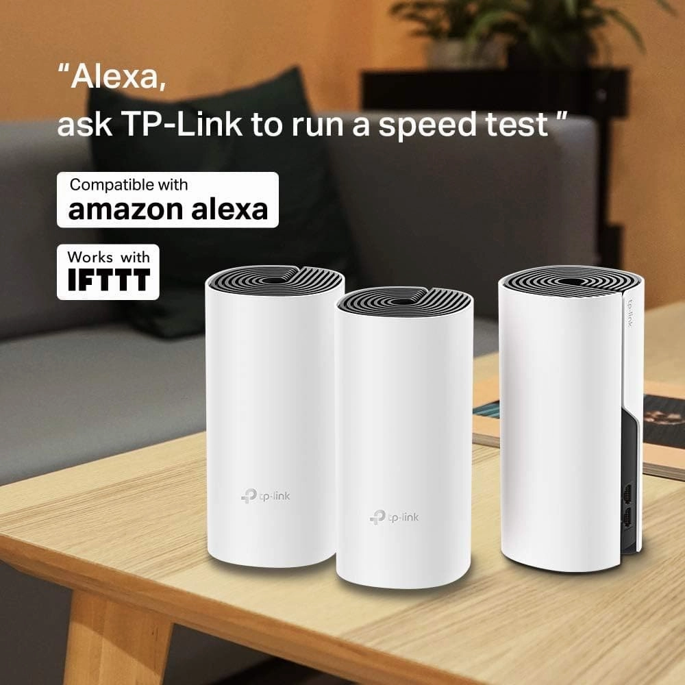 TP-Link Deco M4 Whole Home Mesh Wi-Fi System, Up to 4000 sq ft Coverage - Pack of 3