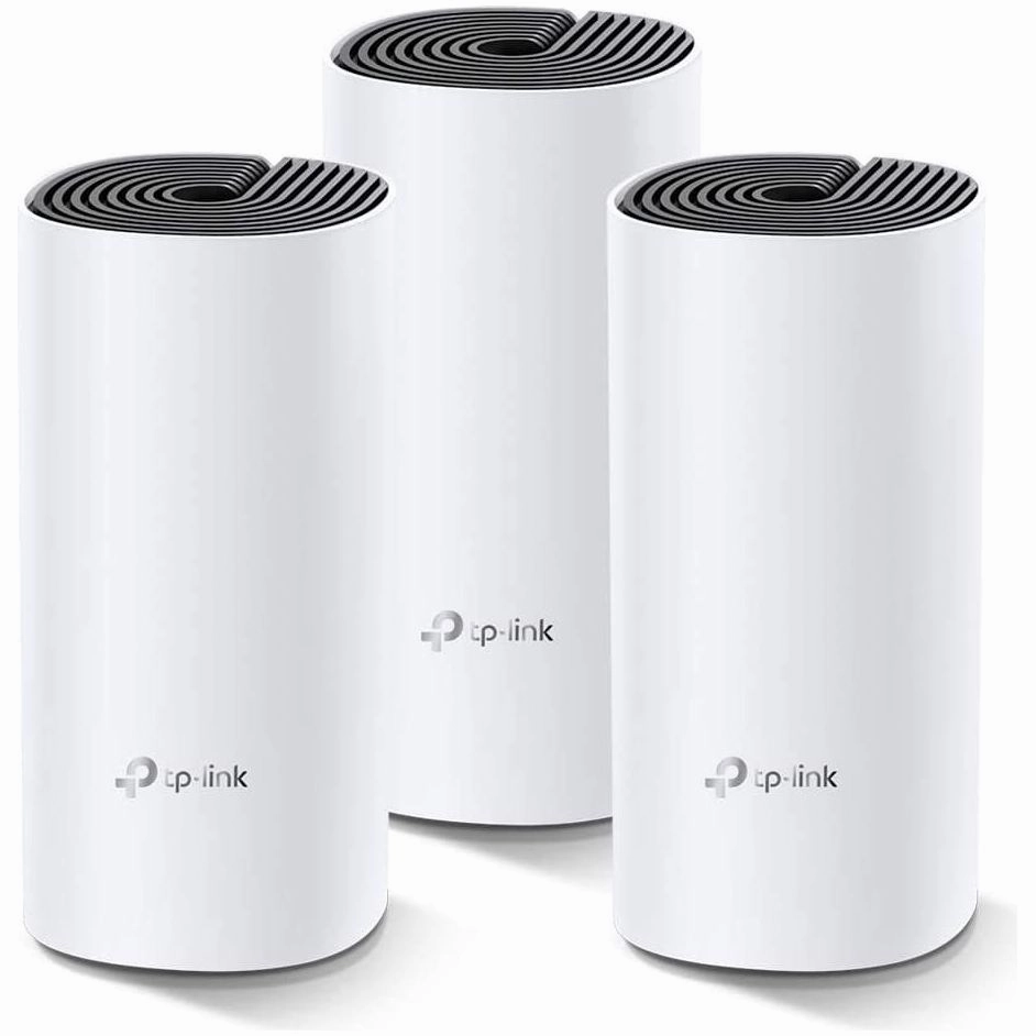 TP-Link Deco M4 Whole Home Mesh Wi-Fi System, Up to 4000 sq ft Coverage - Pack of 3 desktop computers, gaming desktop pc, all in one desktop deals