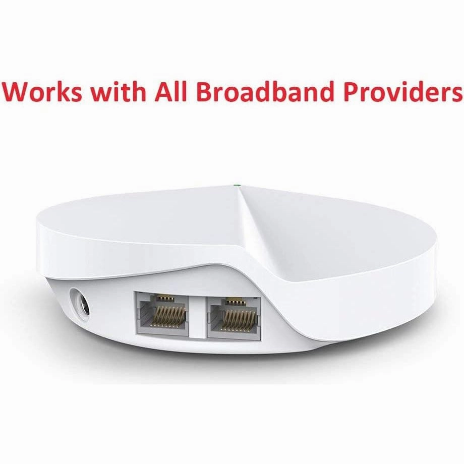 TP-LINK Deco M5 Whole Home WiFi System, Up to 3800 sq ft Coverage - Double Pack (2 Deco M5 Unit)