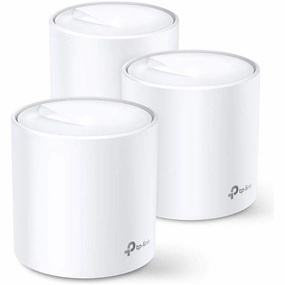 TP-Link Deco X20 AX1800 Whole Home Mesh Wi-Fi 6 System, AI-Driven Mesh, Up to 5,800 Sq ft Coverage, 1 GHz Quad-Core CPU, Compatible with Amazon Alexa, With TP-Link HomeShield's kit, Pack of 3, White computing devices, pc accessories, cheap computer online