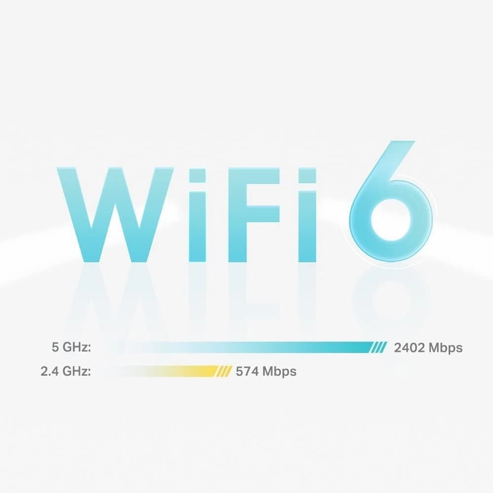 TP-Link Deco X50(3-pack) AX3000Mbps Mesh WiFi 6 System, AI-Driven, Coverage up to 6500ft2, Seamless Roaming WiFi Mesh System, Gaming & 4K, Easy Setup, Alexa & Google Home, TP-Link HomeShield