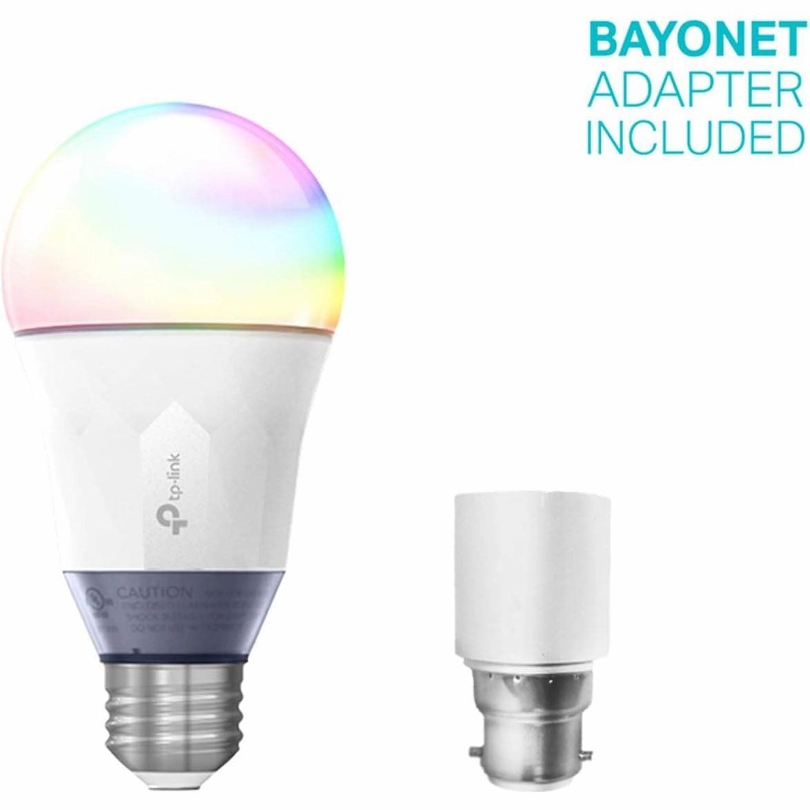 TP-LINK Kasa LB130 Smart Bulb - WiFi, Color-Changing, Dimmable, E27/B22, 11W, Works with Alexa & Google Home, No Hub Required, Energy Class A 