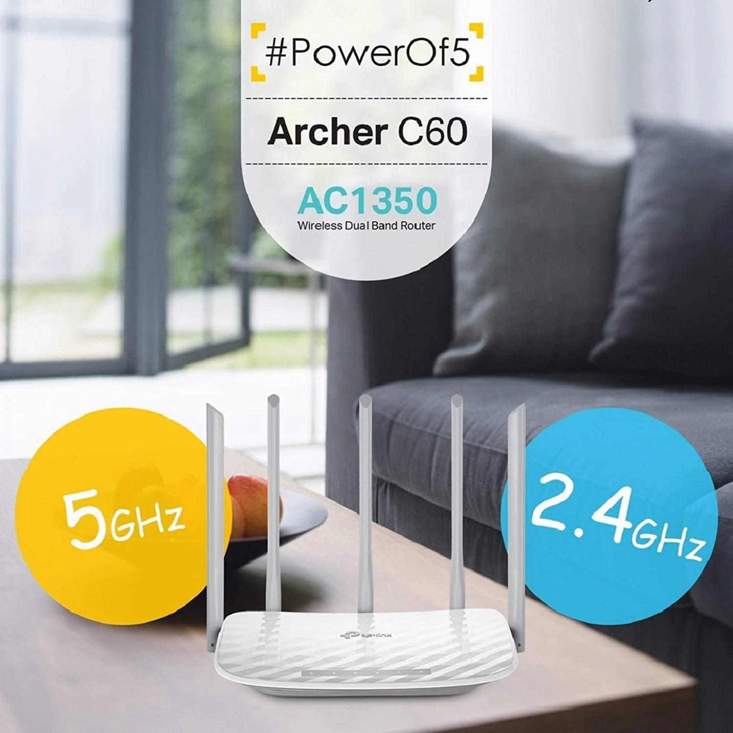 TP-LINK ROUTEUR ARCHER C60 - Blanc