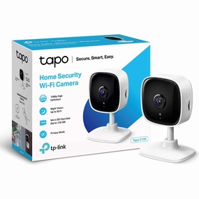 TP-Link Tapo Mini Smart Security Camera, Indoor CCTV, Works with Alexa & Google Home, No Hub Required, 1080p, 2-Way Audio, Night Vision, SD Storage, Device Sharing (Tapo C100) digital cameras, buy mirrorless camera, compact cameras sale