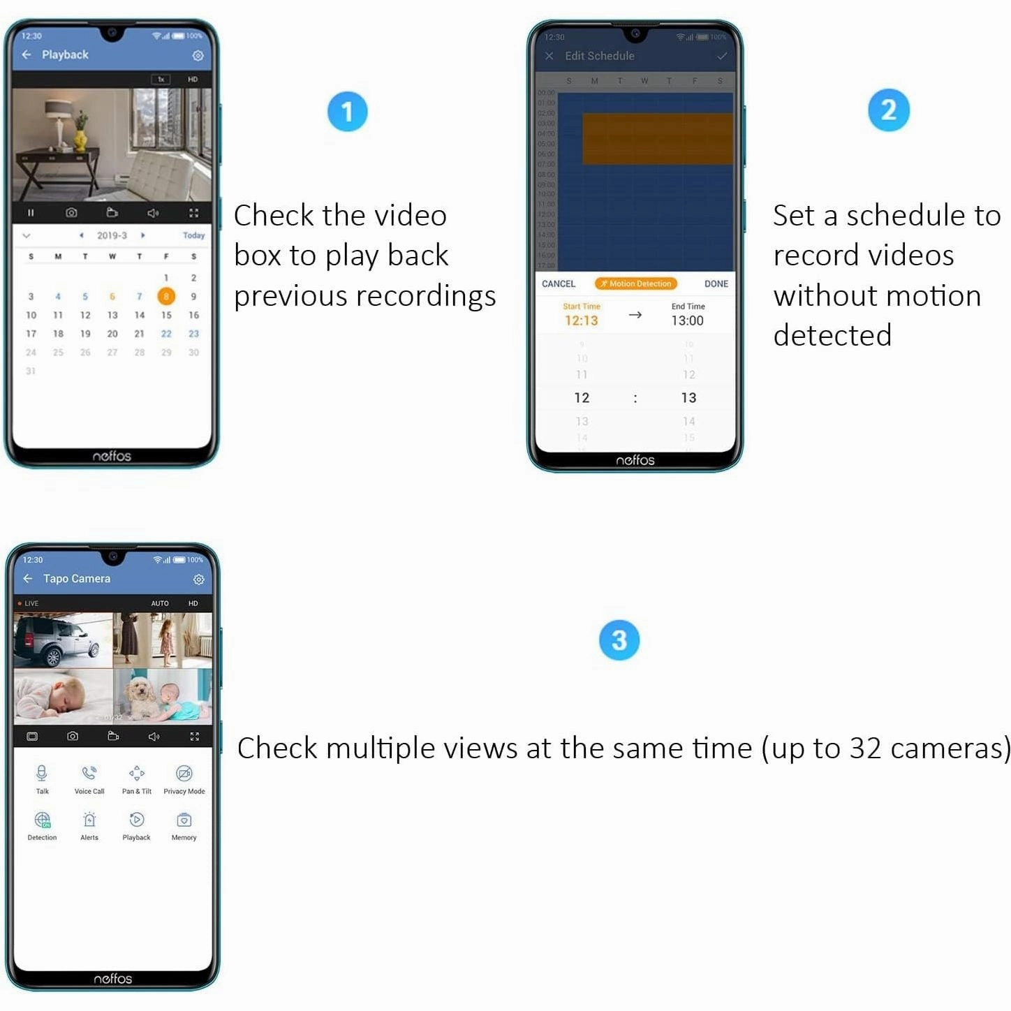 TP-Link Tapo Mini Smart Security Camera, Indoor CCTV, Works with Alexa & Google Home, No Hub Required, 1080p, 2-Way Audio, Night Vision, SD Storage, Device Sharing (Tapo C100)