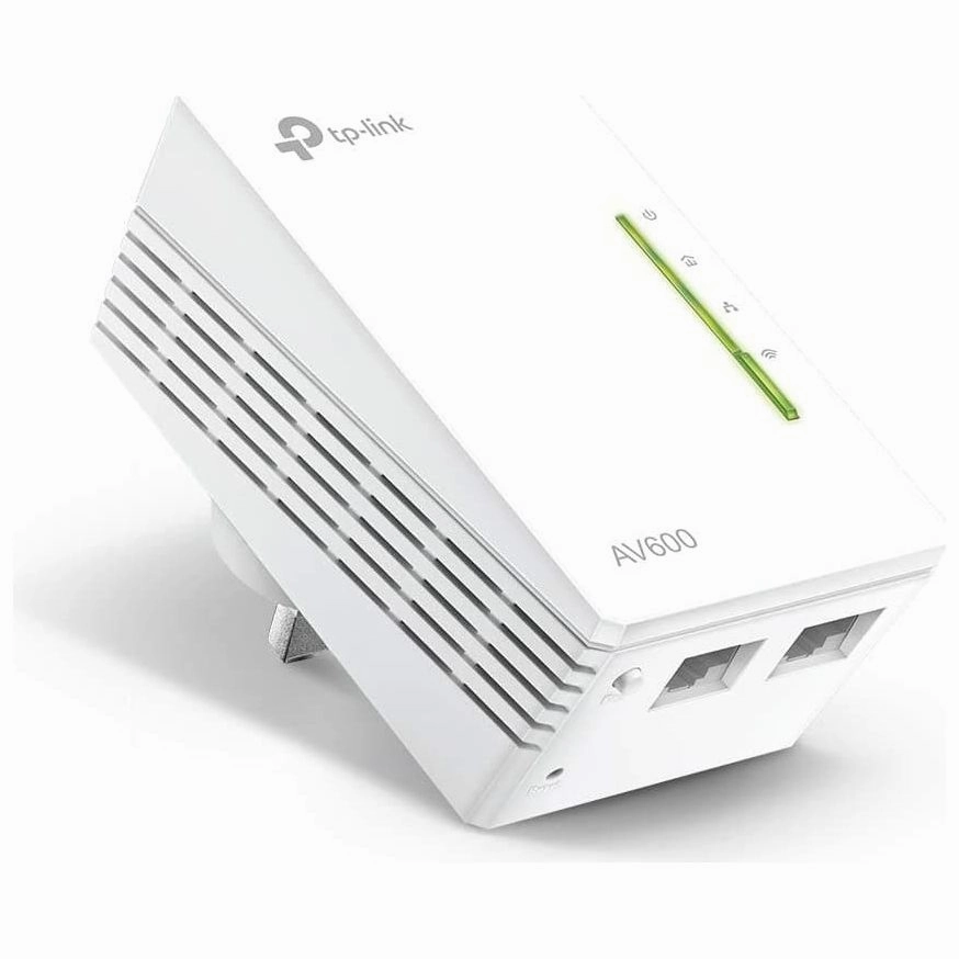 TP-Link TL-WPA4220 2-Port Add-On Powerline Adapter, WiFi Booster/Hotspot
