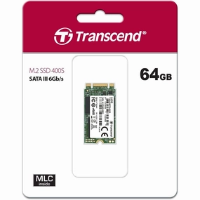 Transcend MTS400S 64 GB M.2 2242 SATA III 6 Gb/s Internal Solid State Drive (SSD) MLC NAND (TS64GMTS400S) computing devices, pc accessories, cheap computer online