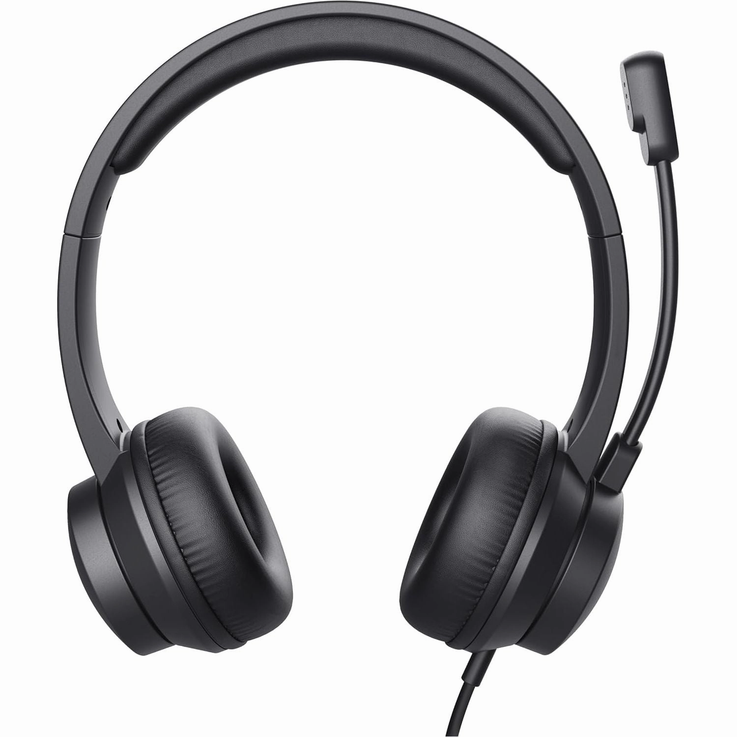 Trust Ayda On-Ear Wired Headset with Microphone  3.5mm Jack, Lightweight, Adjustable Headband, 1.8m Cable  For PC, Laptop, Mac, Zoom & Teams  Black