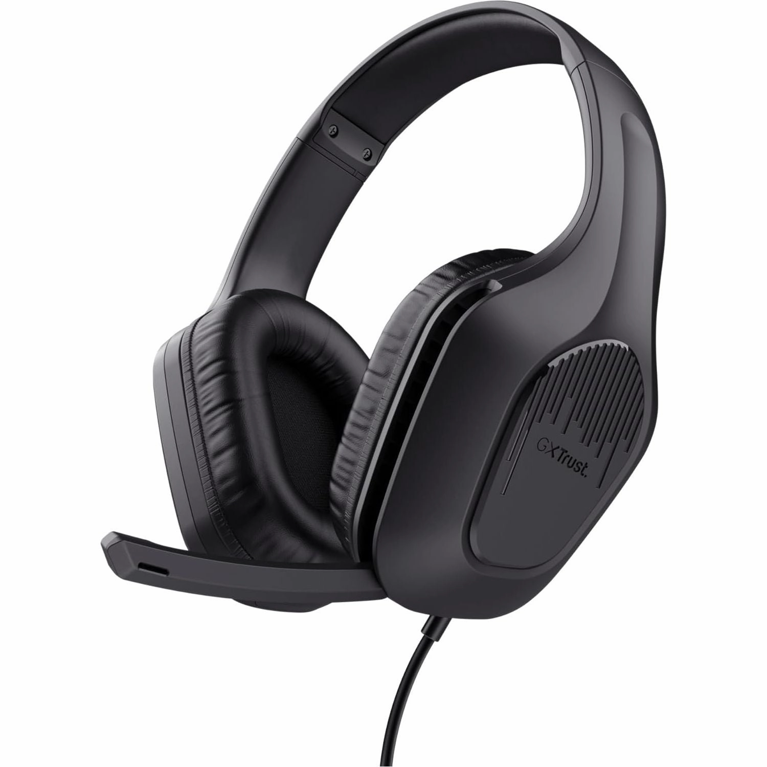 Trust Gaming GXT 415 Zirox Lightweight Over-Ear Gaming Headset - 50mm Drivers, Foldaway Microphone, 3.5mm Jack, 2m Cable, Compatible with PC, Xbox, PS4/PS5, Switch, Mobile - Black buy laptop online, cheap gaming laptop, best business laptops