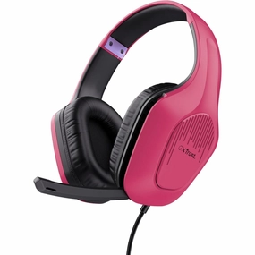 Trust Gaming GXT 415P Zirox Lightweight Over-Ear Gaming Headset, 50mm Drivers, 3.5mm Jack, Foldaway Mic, 2m Cable  Compatible with PC, Xbox, PS4, PS5, Switch, Mobile  Pink home and kitchen gadgets, smart home electronics, kitchen tech gadgets