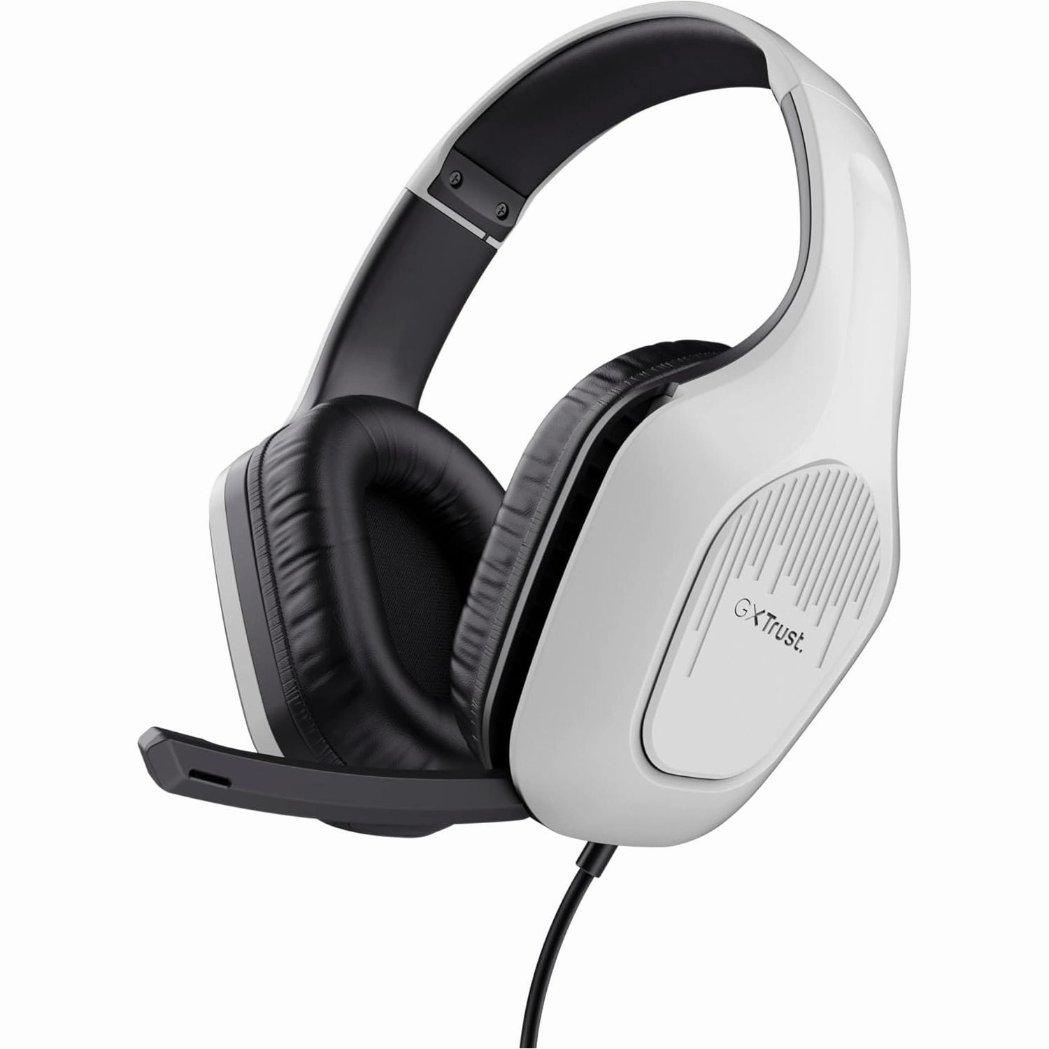 Trust Gaming GXT 415PS Zirox Lightweight Wired Gaming Headset for PS5  50mm Drivers, Foldaway Mic, 3.5mm Jack, White bluetooth headphones, cheap wireless headphones, headphones with mic