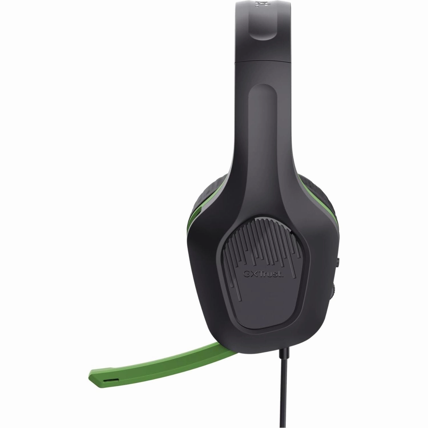 Trust Gaming GXT 415X Zirox Lightweight Gaming Headset  50mm Drivers, 3.5mm Jack, 1.2m Cable, Foldaway Microphone, Over-Ear, Wired  Black/Green