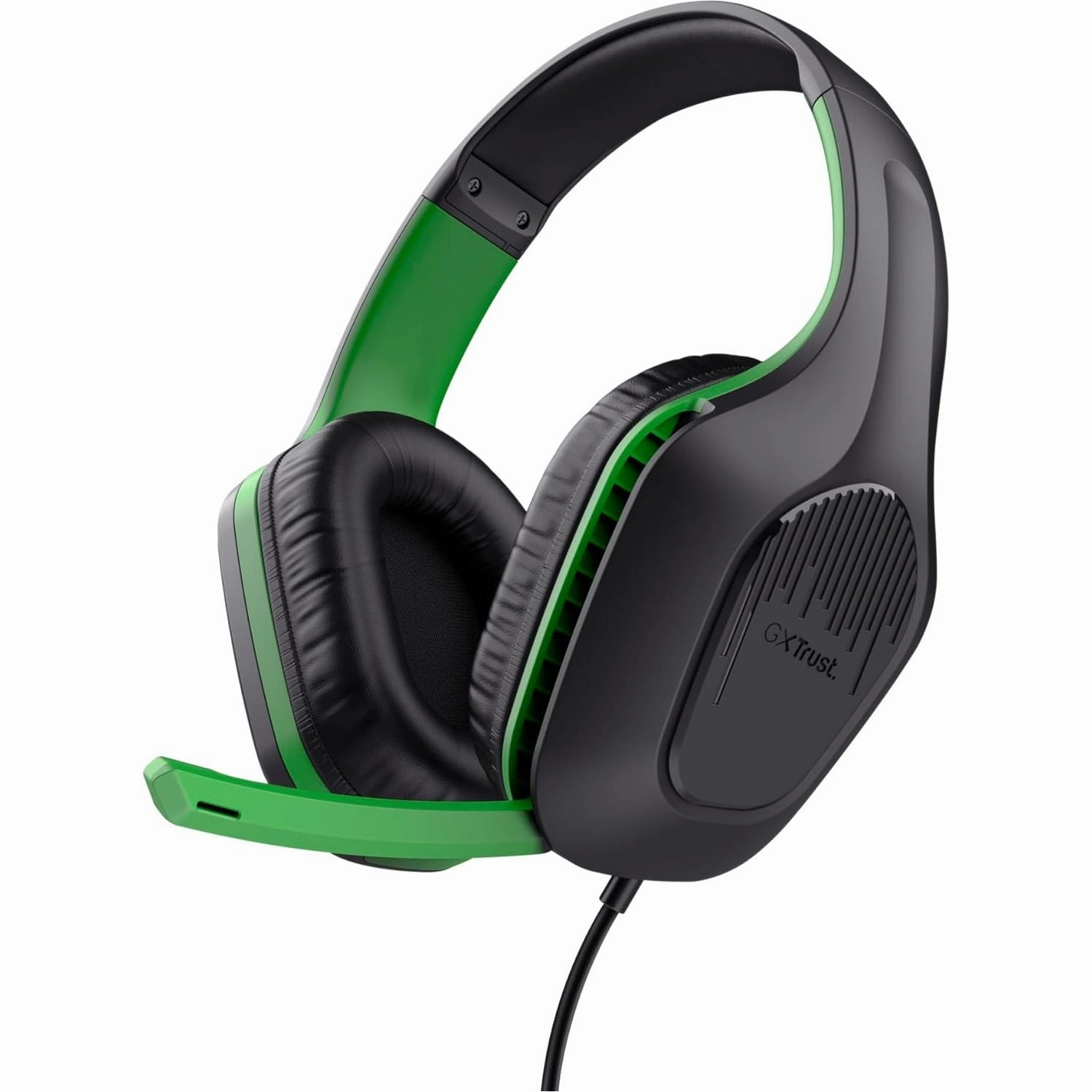 Trust Gaming GXT 415X Zirox Lightweight Gaming Headset  50mm Drivers, 3.5mm Jack, 1.2m Cable, Foldaway Microphone, Over-Ear, Wired  Black/Green earbuds and headphones, true wireless earbuds, noise cancelling earbuds
