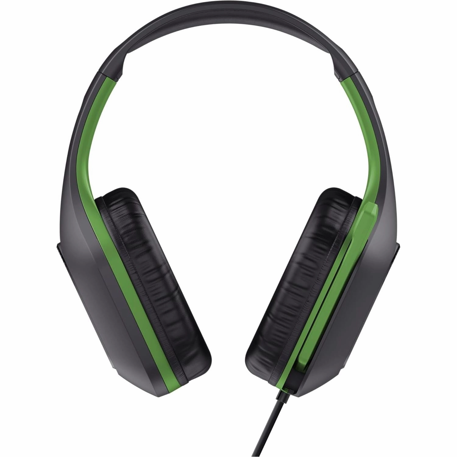 Trust Gaming GXT 415X Zirox Lightweight Gaming Headset  50mm Drivers, 3.5mm Jack, 1.2m Cable, Foldaway Microphone, Over-Ear, Wired  Black/Green