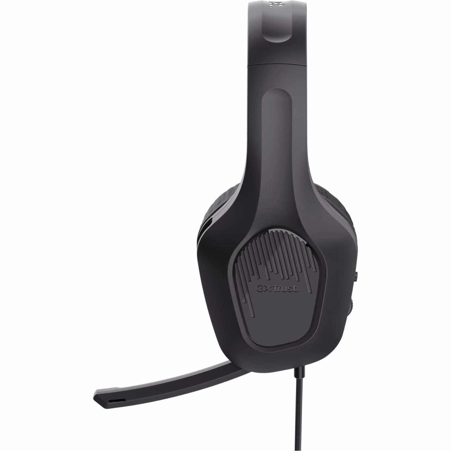 Trust Gaming GXT 418 Rayne Lightweight Gaming Headset - 3.5mm Jack, 50mm Drivers, Foldaway Microphone, Over-Ear, Wired, 2m Cable, Compatible with PC, Xbox, PS4, PS5, Switch, Mobile - Black