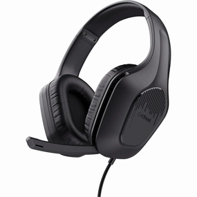 Trust Gaming GXT 418 Rayne Lightweight Gaming Headset - 3.5mm Jack, 50mm Drivers, Foldaway Microphone, Over-Ear, Wired, 2m Cable, Compatible with PC, Xbox, PS4, PS5, Switch, Mobile - Black buy laptop online, cheap gaming laptop, best business laptops