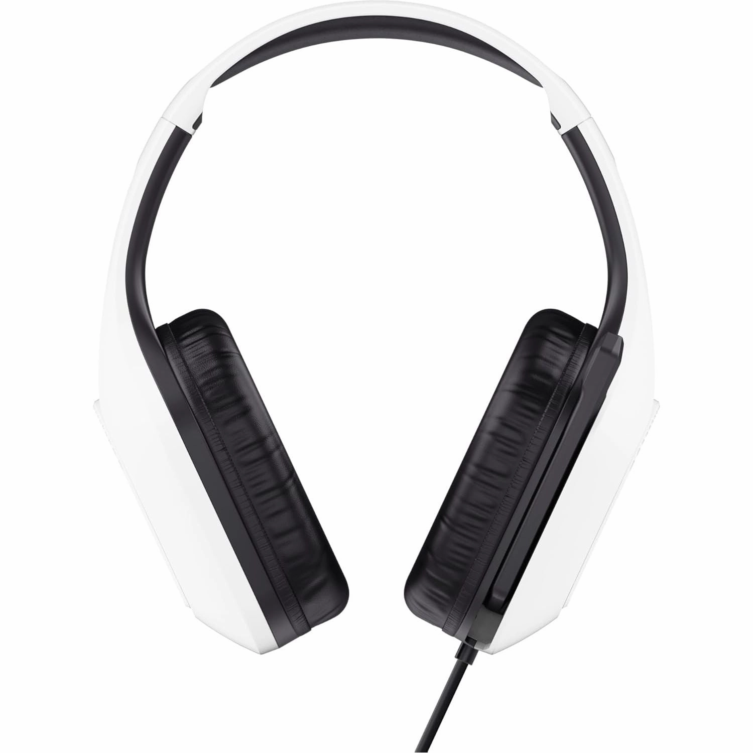 Trust Gaming GXT 418W Rayne Lightweight Gaming Headset - 3.5mm Jack, 50mm Drivers, Foldaway Microphone, Over-Ear, 2m Cable, PC, Xbox, PS4, PS5, Switch, Mobile - White