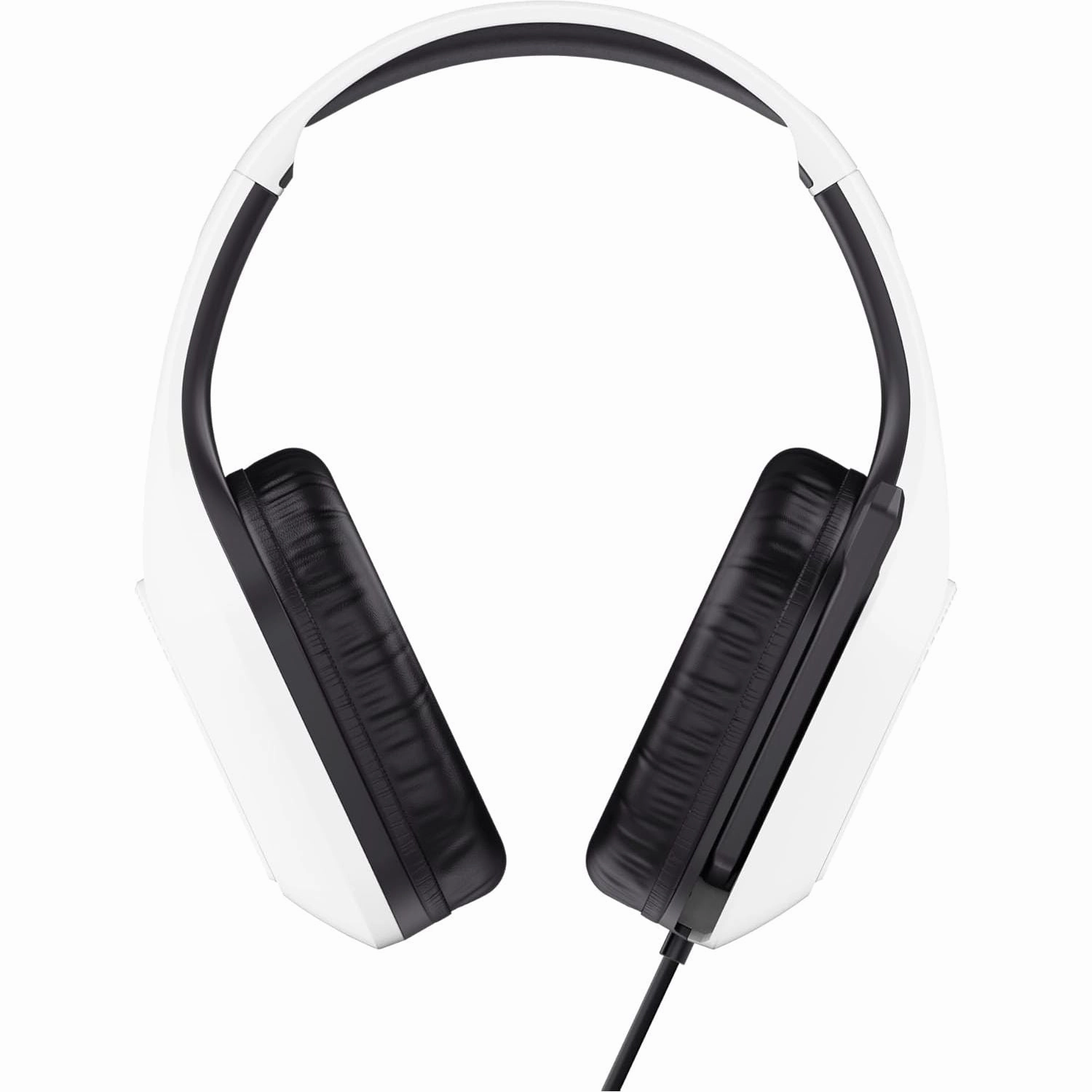 Trust Gaming GXT 418W Rayne Lightweight Gaming Headset - 3.5mm Jack, 50mm Drivers, Foldaway Microphone, Over-Ear, 2m Cable, PC, Xbox, PS4, PS5, Switch, Mobile - White