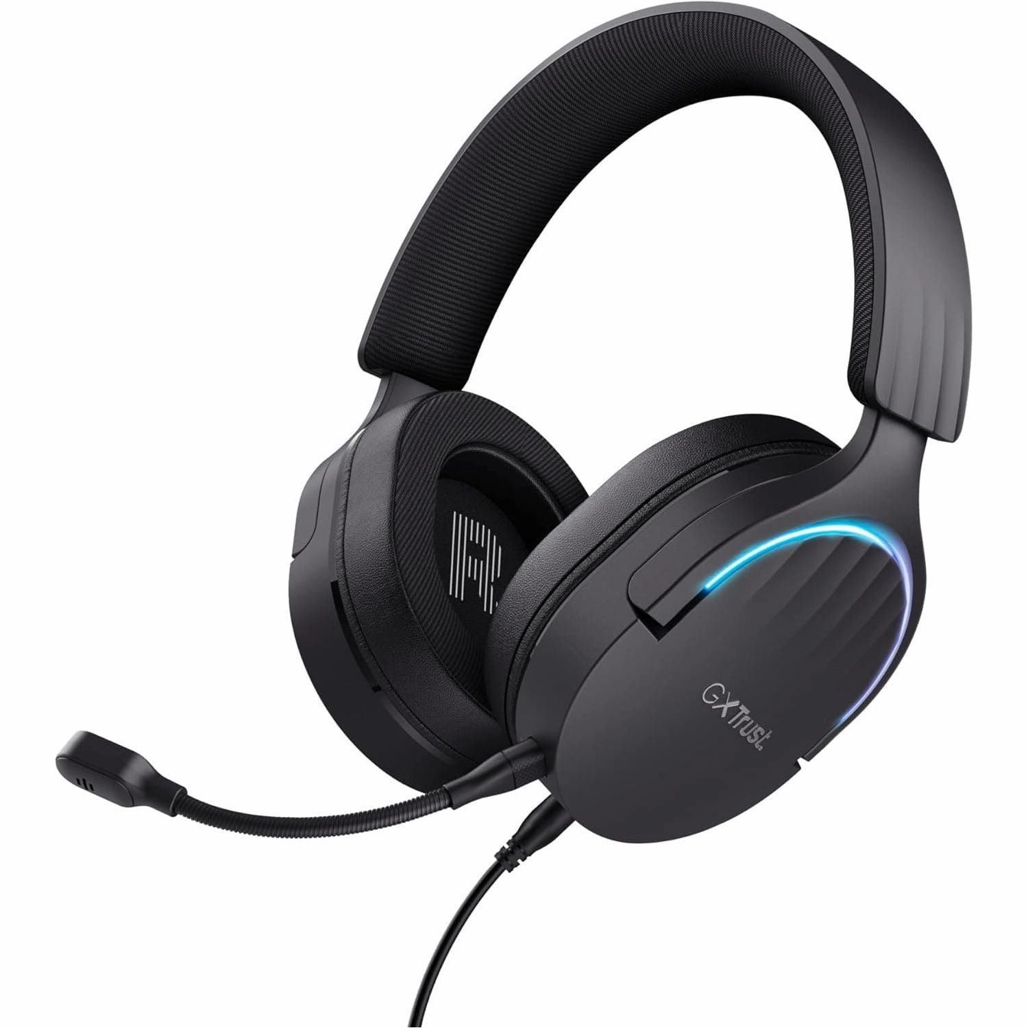 Trust Gaming GXT 490 Fayzo USB Gaming Headset 7.1 Surround Sound, 50mm Drivers, 85% Recycled Plastics, RGB Over-Ear Wired Headphones, with Noise Cancelling Microphone for PC PS5 - Black buy laptop online, cheap gaming laptop, best business laptops