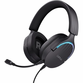 Trust Gaming GXT 490 Fayzo USB Gaming Headset 7.1 Surround Sound, 50mm Drivers, 85% Recycled Plastics, RGB Over-Ear Wired Headphones, with Noise Cancelling Microphone for PC PS5 - Black buy laptop online, cheap gaming laptop, best business laptops