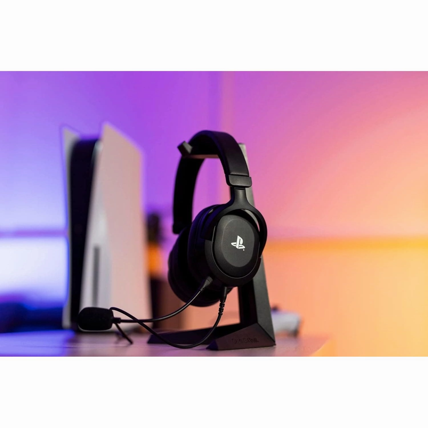 Trust Gaming GXT 498 Forta - Sustainable Gaming Headset for PS5/PS4, Officially Licensed, 50mm Drivers, Detachable Mic, 1.2m Cable - Black